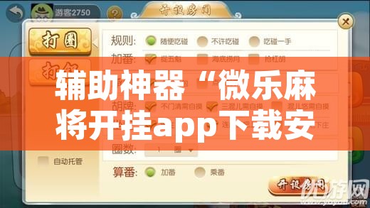 辅助神器“微乐麻将开挂app下载安装”开挂辅助脚本+详细开挂安装教程