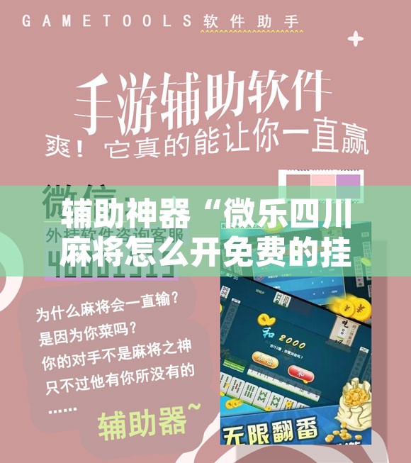 辅助神器“微乐四川麻将怎么开免费的挂	”开挂辅助脚本+详细开挂安装教程