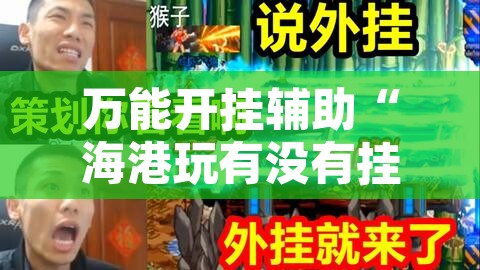 万能开挂辅助“海港玩有没有挂”其实确实有挂