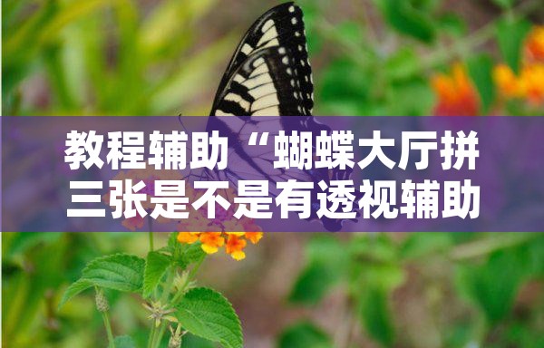 教程辅助“蝴蝶大厅拼三张是不是有透视辅助挂	”附辅助神器开挂脚本详细步骤