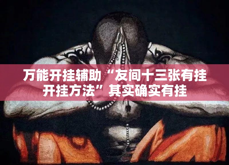 万能开挂辅助“友间十三张有挂开挂方法”其实确实有挂