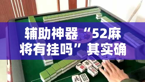 辅助神器“52麻将有挂吗”其实确实有挂
