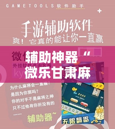 辅助神器“微乐甘肃麻将万能开挂器通用版”开挂辅助脚本+详细开挂安装教程