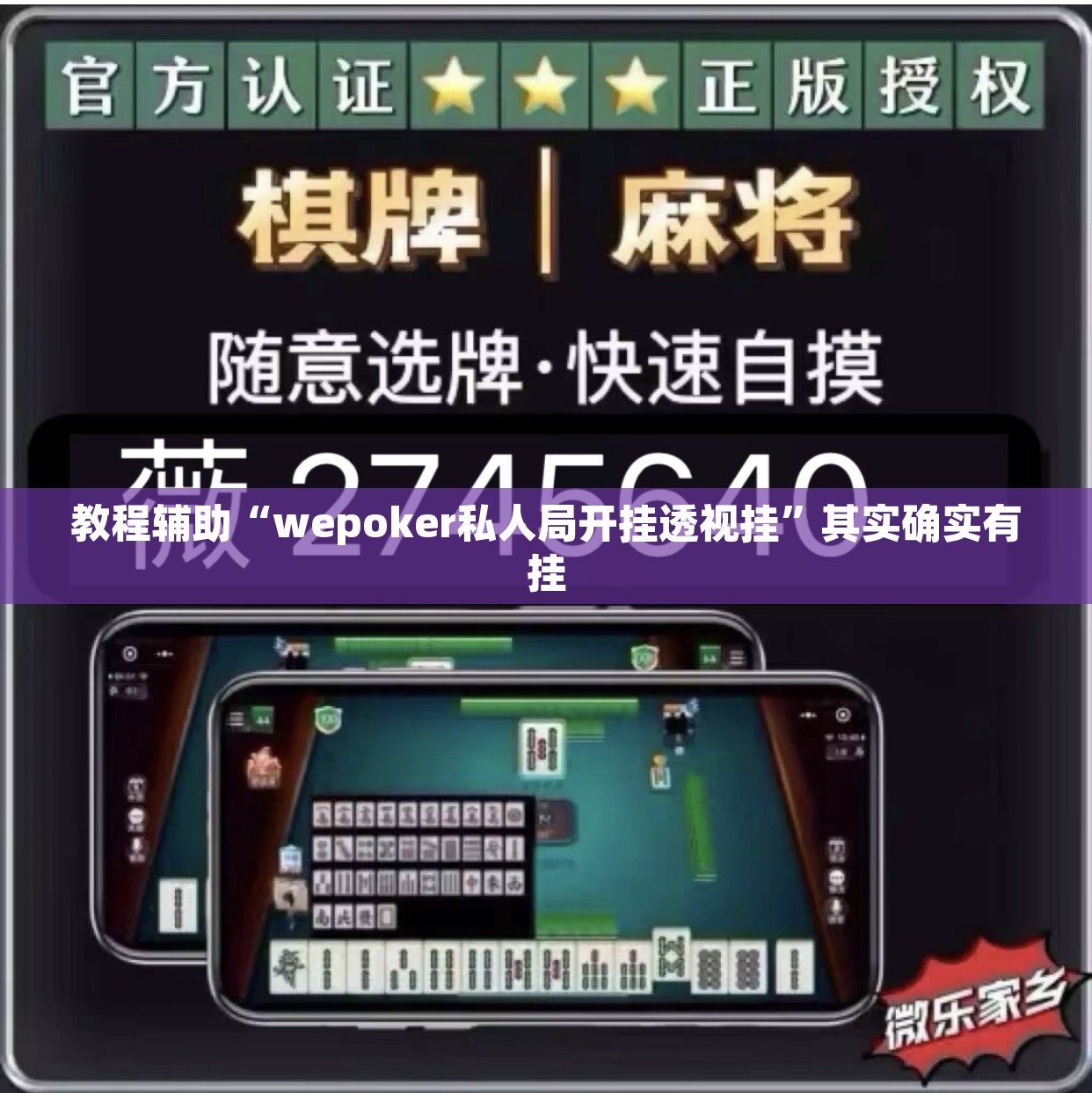 教程辅助“wepoker私人局开挂透视挂”其实确实有挂