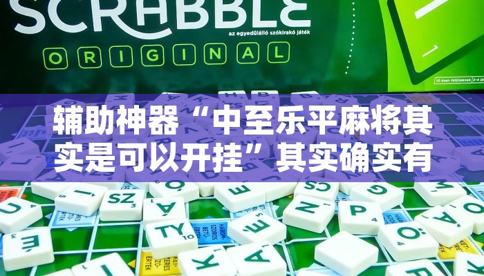 辅助神器“中至乐平麻将其实是可以开挂	”其实确实有挂