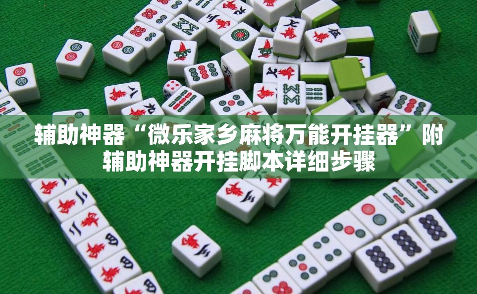 辅助神器“微乐家乡麻将万能开挂器	”附辅助神器开挂脚本详细步骤