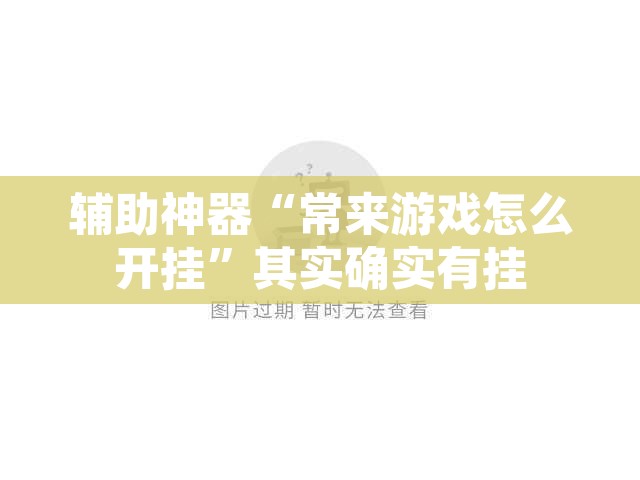 辅助神器“常来游戏怎么开挂”其实确实有挂