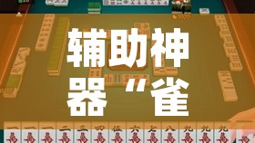 辅助神器“雀神麻将开挂神器通用版	”其实确实有挂