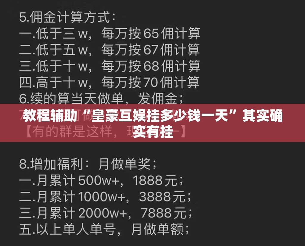 教程辅助“皇豪互娱挂多少钱一天”其实确实有挂