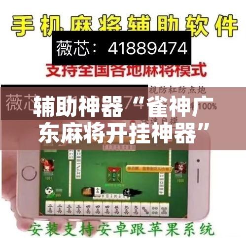 辅助神器“雀神广东麻将开挂神器”其实确实有挂