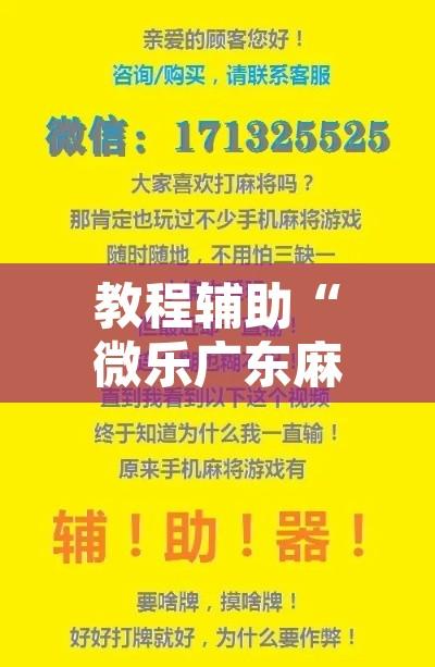 教程辅助“微乐广东麻将原来真的有挂”其实确实有挂