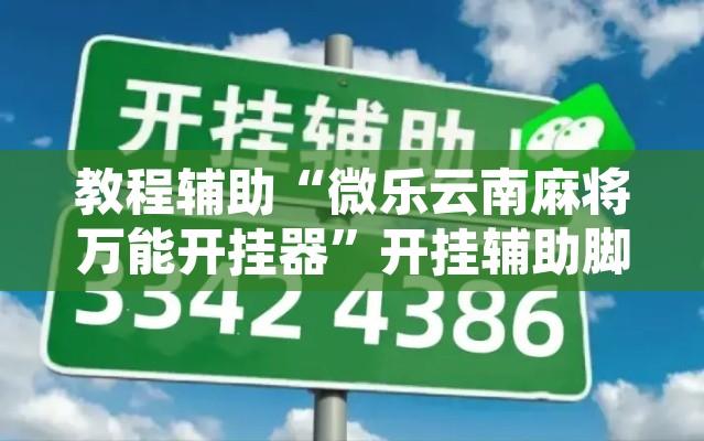 教程辅助“微乐云南麻将万能开挂器	”开挂辅助脚本+详细开挂安装教程