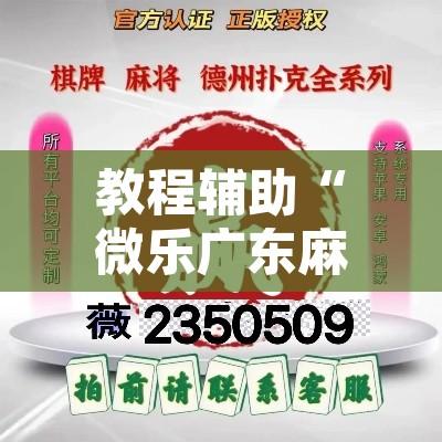 教程辅助“微乐广东麻将小程序开挂神器”其实确实有挂