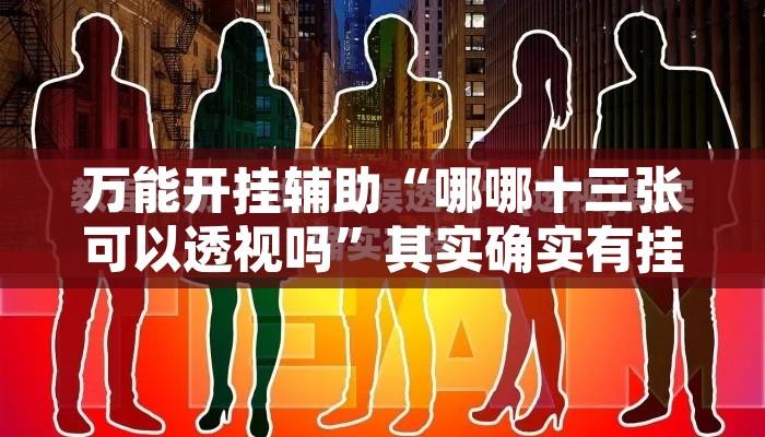万能开挂辅助“哪哪十三张可以透视吗	”其实确实有挂