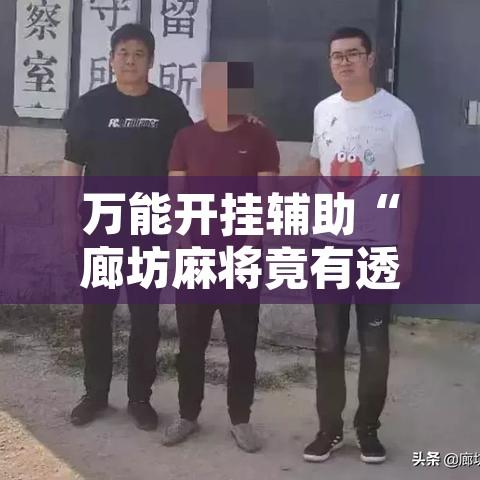 万能开挂辅助“廊坊麻将竟有透视挂吗	”其实确实有挂