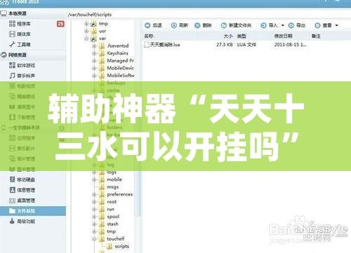 辅助神器“天天十三水可以开挂吗	”开挂辅助脚本+详细开挂安装教程
