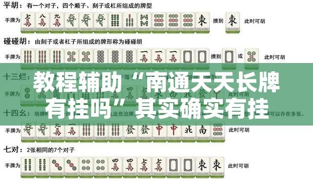 教程辅助“南通天天长牌有挂吗”其实确实有挂
