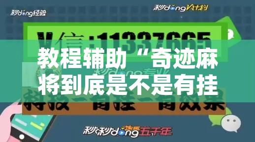 教程辅助“奇迹麻将到底是不是有挂”开挂辅助脚本+详细开挂安装教程