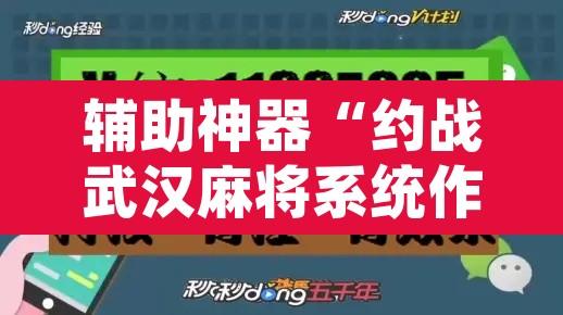 辅助神器“约战武汉麻将系统作弊辅助工具”开挂辅助脚本+详细开挂安装教程