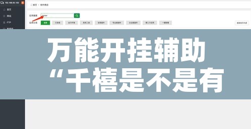 万能开挂辅助“千禧是不是有挂”开挂辅助脚本+详细开挂安装教程