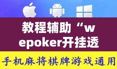 教程辅助“wepoker开挂透视辅助”其实确实有挂