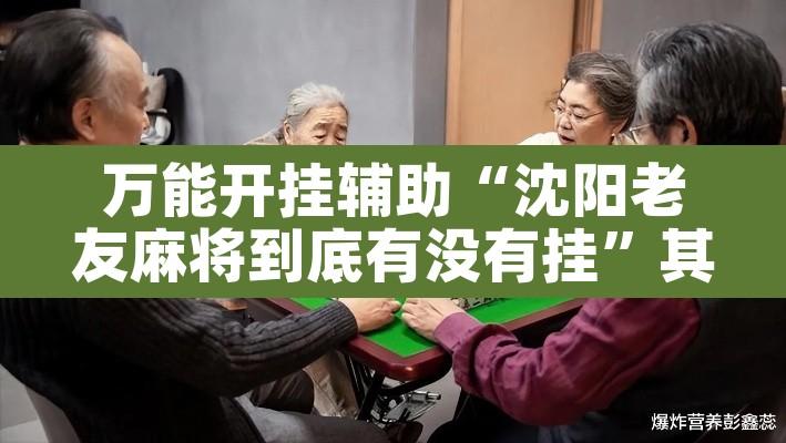 万能开挂辅助“沈阳老友麻将到底有没有挂”其实确实有挂