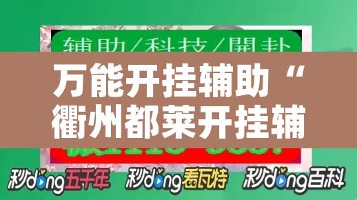 万能开挂辅助“衢州都莱开挂辅助”开挂辅助脚本+详细开挂安装教程