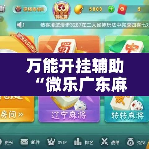 万能开挂辅助“微乐广东麻将开挂神器下载软件”附辅助神器开挂脚本详细步骤