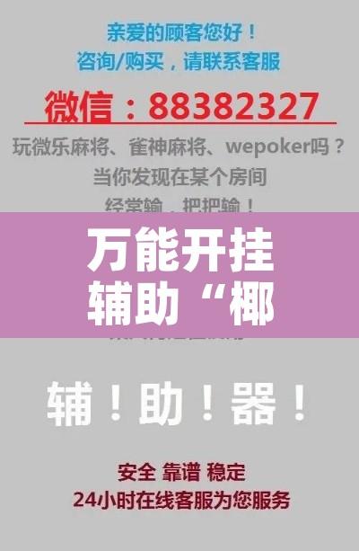 万能开挂辅助“椰子大厅透视”开挂辅助脚本+详细开挂安装教程