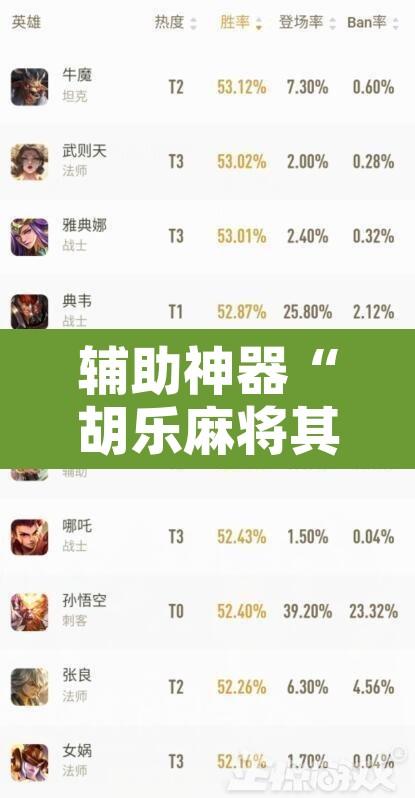 辅助神器“胡乐麻将其实有挂是吗	”开挂辅助脚本+详细开挂安装教程