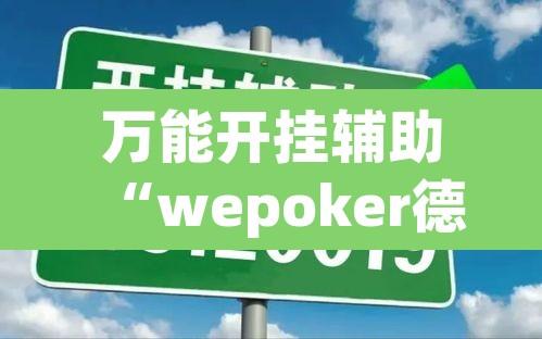 万能开挂辅助“wepoker德州透视辅助软件	”开挂辅助脚本+详细开挂安装教程
