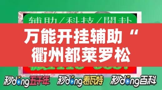 万能开挂辅助“衢州都莱罗松开挂教程	”开挂辅助脚本+详细开挂安装教程