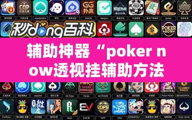 辅助神器“poker now透视挂辅助方法”开挂辅助脚本+详细开挂安装教程