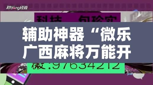 辅助神器“微乐广西麻将万能开挂器通用版	”附辅助神器开挂脚本详细步骤