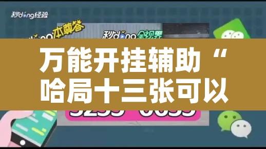 万能开挂辅助“哈局十三张可以开挂吗	”开挂辅助脚本+详细开挂安装教程