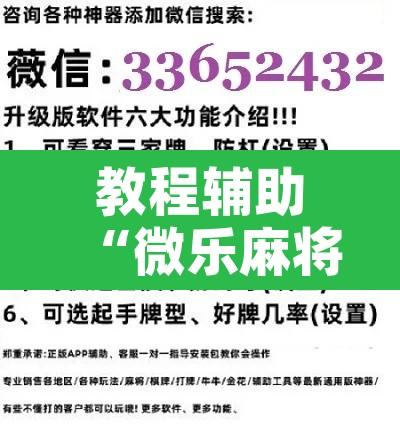 教程辅助“微乐麻将万能开挂器下载”开挂辅助脚本+详细开挂安装教程