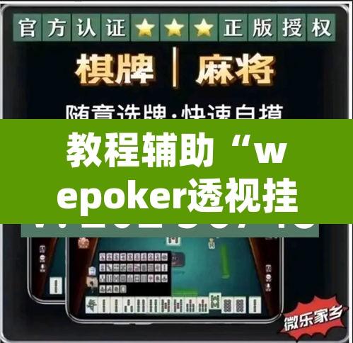 教程辅助“wepoker透视挂安装”开挂辅助脚本+详细开挂安装教程