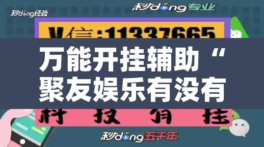 万能开挂辅助“聚友娱乐有没有挂”开挂辅助脚本+详细开挂安装教程
