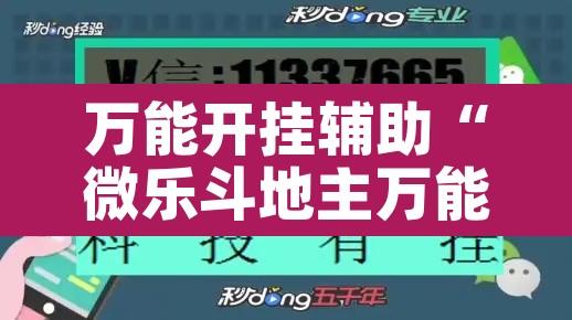 万能开挂辅助“微乐斗地主万能透视”其实确实有挂