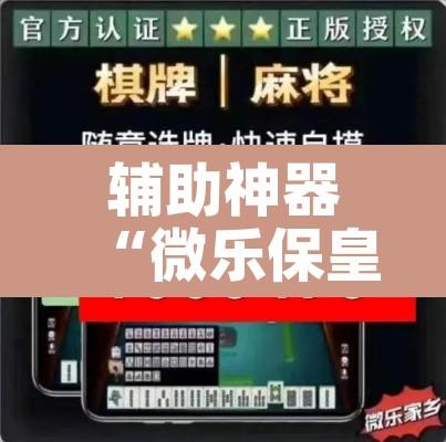 辅助神器“微乐保皇透视挂作用”其实确实有挂