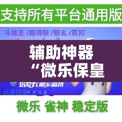辅助神器“微乐保皇透视挂作用”其实确实有挂