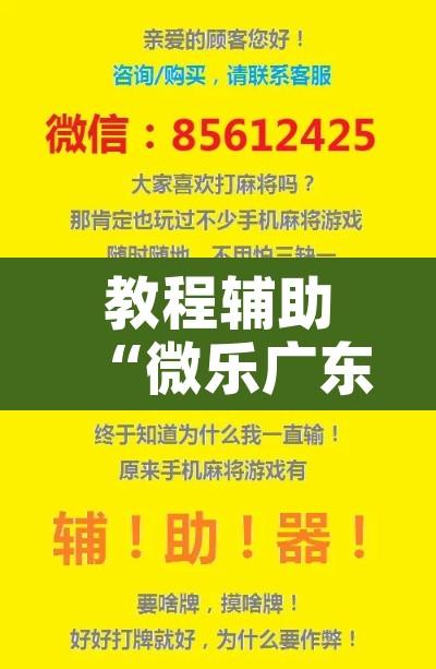 教程辅助“微乐广东麻将开挂神器”开挂辅助脚本+详细开挂安装教程
