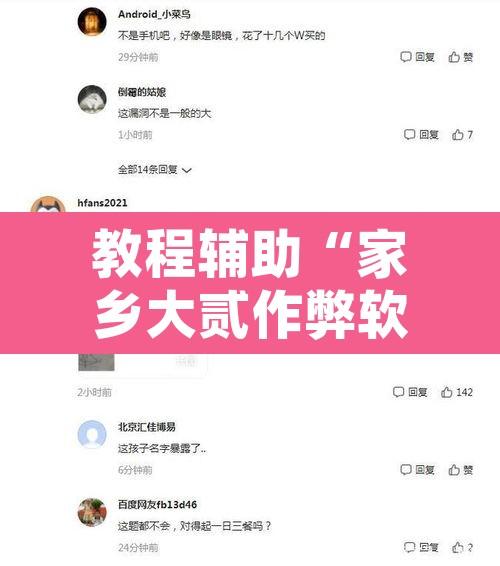 教程辅助“家乡大贰作弊软件”开挂辅助脚本+详细开挂安装教程