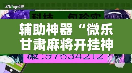 辅助神器“微乐甘肃麻将开挂神器下载”开挂辅助脚本+详细开挂安装教程