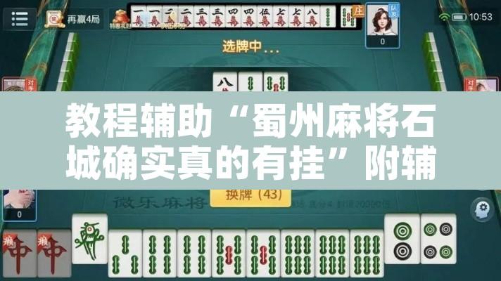 教程辅助“蜀州麻将石城确实真的有挂	”附辅助神器开挂脚本详细步骤