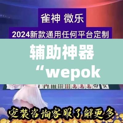 辅助神器“wepoker透视实战视频	”开挂辅助脚本+详细开挂安装教程