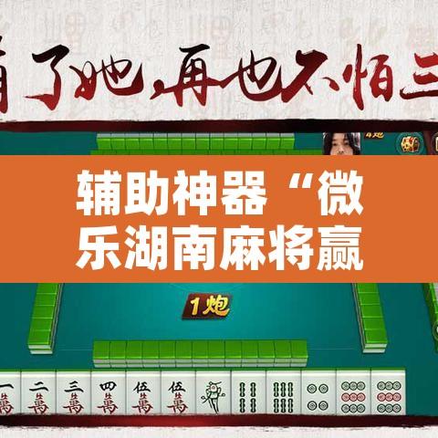 辅助神器“微乐湖南麻将赢牌规律是啥”其实确实有挂