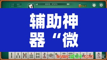 辅助神器“微乐山西麻将万能开挂器通用版”开挂辅助脚本+详细开挂安装教程