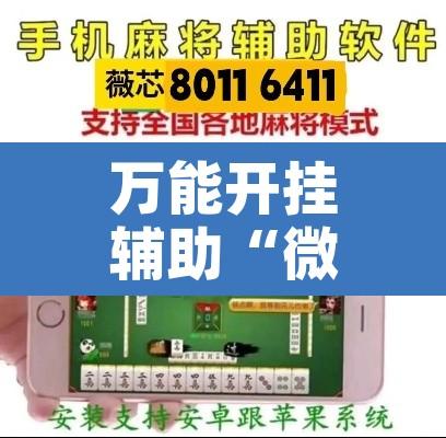 万能开挂辅助“微乐天津麻将手机版必胜秘籍”开挂辅助脚本+详细开挂安装教程