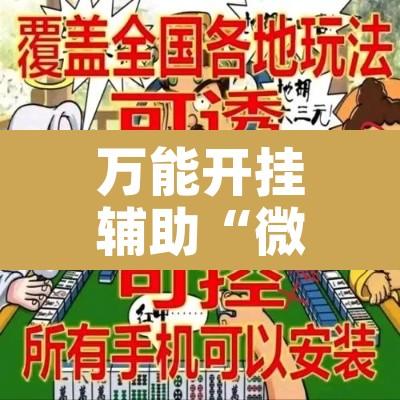 万能开挂辅助“微乐天津麻将手机版必胜秘籍”开挂辅助脚本+详细开挂安装教程
